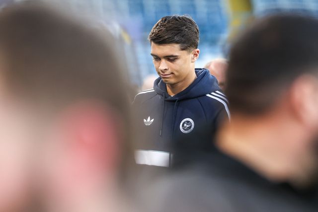 Lewis Miley of Newcastle United arrives during the Premier League match Leeds United vs Newcastle Untied at Elland Road, Leeds, United Kingdom on 14 September 2026

(Photo by Alfie Cosgrove/News Images)