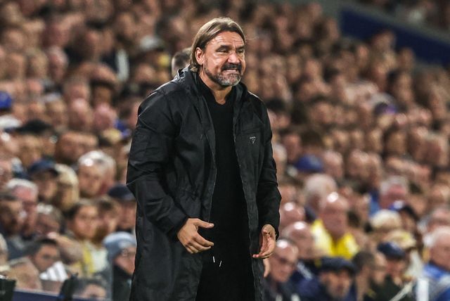 Daniel Farke manager of Leeds United reacts during the Premier League match Leeds United vs Newcastle Untied at Elland Road, Leeds, United Kingdom on 14 September 2026

(Photo by Alfie Cosgrove/News Images)