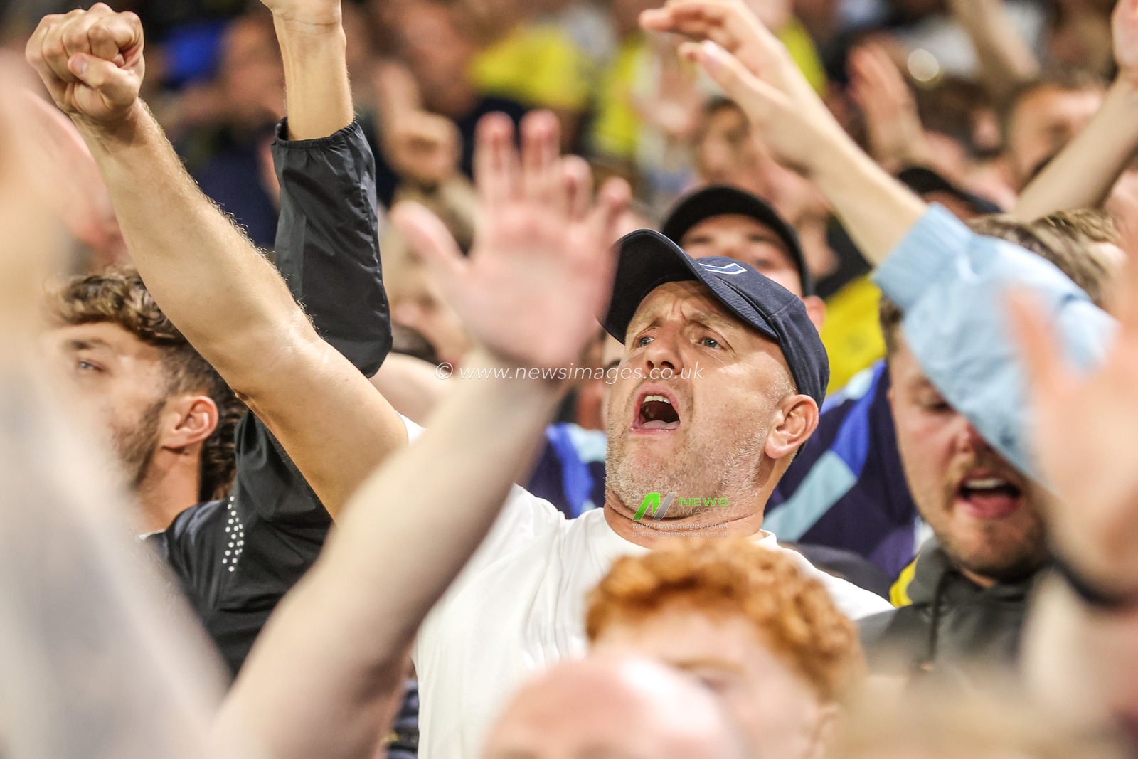 Leeds fans during the Premier League match Leeds United vs Newcastle Untied at Elland Road, Leeds, United Kingdom on 14 September 2026

(Photo by Alfie Cosgrove/News Images)