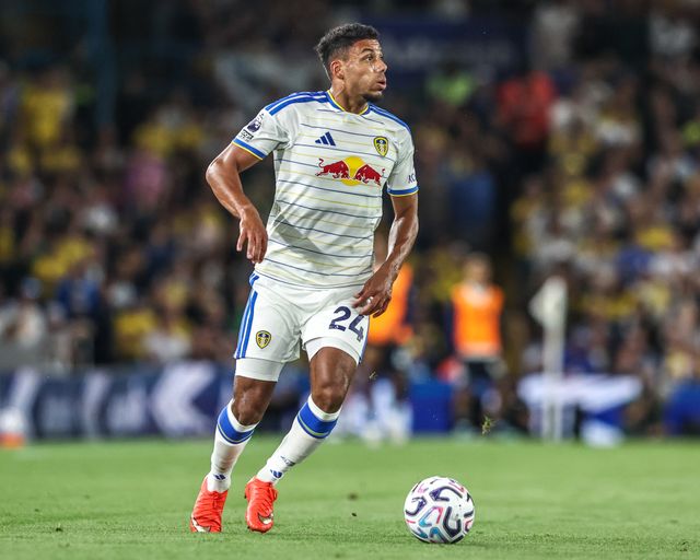 James Justin of Leeds United breaks with the ball during the Premier League match Leeds United vs Newcastle Untied at Elland Road, Leeds, United Kingdom on 14 September 2026

(Photo by Alfie Cosgrove/News Images)