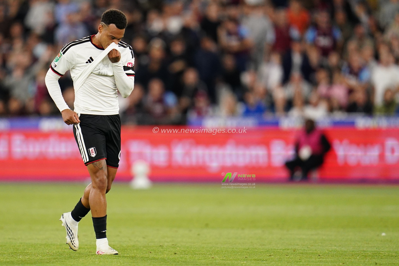 Rodrigo Muniz of Fulham during the Carabao Cup round 3 match West Ham United vs Fulham at London Stadium, London, United Kingdom on 15 September 2026

(Photo by Harvey Murphy/News Images)