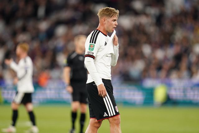 Emile Smith Rowe of Fulham during the Carabao Cup round 3 match West Ham United vs Fulham at London Stadium, London, United Kingdom on 15 September 2026

(Photo by Harvey Murphy/News Images)