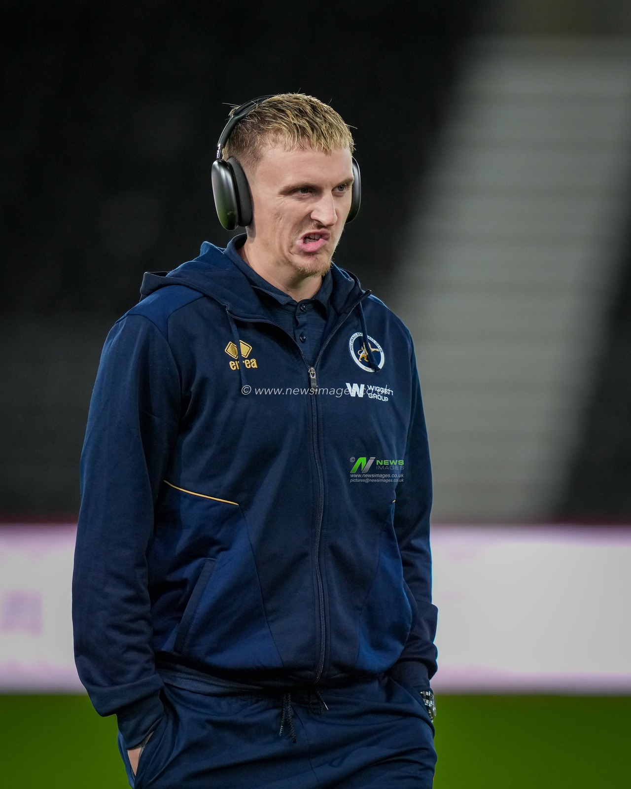 Alfie Doughty of Millwall inspects the pitch during the Sky Bet Championship match Derby County vs Millwall at Pride Park Stadium, Derby, United Kingdom, 10th December 2025

(Photo by Maynard Manyowa/News Images)

*** GER AUT SUI OUT ***