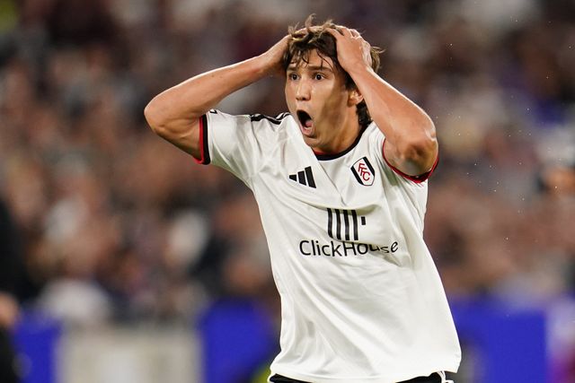 Gonzalo Garcia of Fulham during the Carabao Cup round 3 match West Ham United vs Fulham at London Stadium, London, United Kingdom on 15 September 2026

(Photo by Harvey Murphy/News Images)