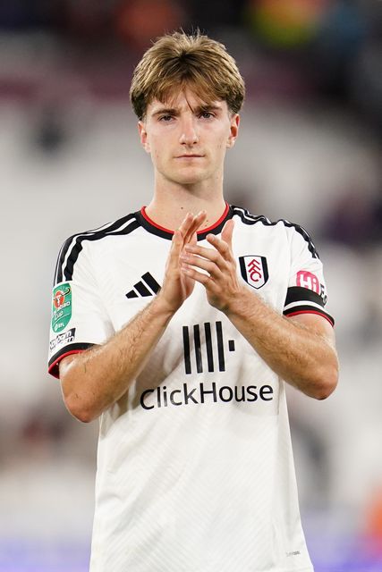 Cesar Palacios of Fulham at full time during the Carabao Cup round 3 match West Ham United vs Fulham at London Stadium, London, United Kingdom on 15 September 2026

(Photo by Harvey Murphy/News Images)