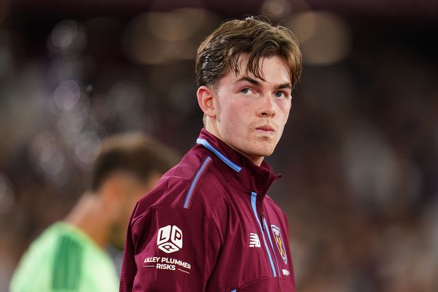 West Ham United goalkeeper Finlay Herrick during the Carabao Cup round 3 match West Ham United vs Fulham at London Stadium, London, United Kingdom on 15 September 2026

(Photo by Harvey Murphy/News Images)