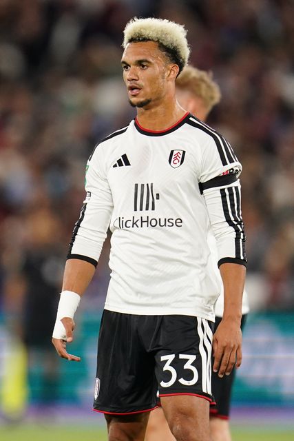 Antonee Robinson of Fulham during the Carabao Cup round 3 match West Ham United vs Fulham at London Stadium, London, United Kingdom on 15 September 2026

(Photo by Harvey Murphy/News Images)