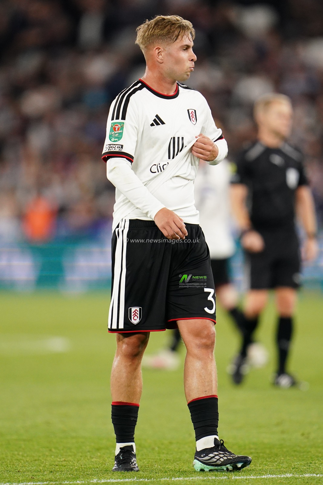 Emile Smith Rowe of Fulham during the Carabao Cup round 3 match West Ham United vs Fulham at London Stadium, London, United Kingdom on 15 September 2026

(Photo by Harvey Murphy/News Images)