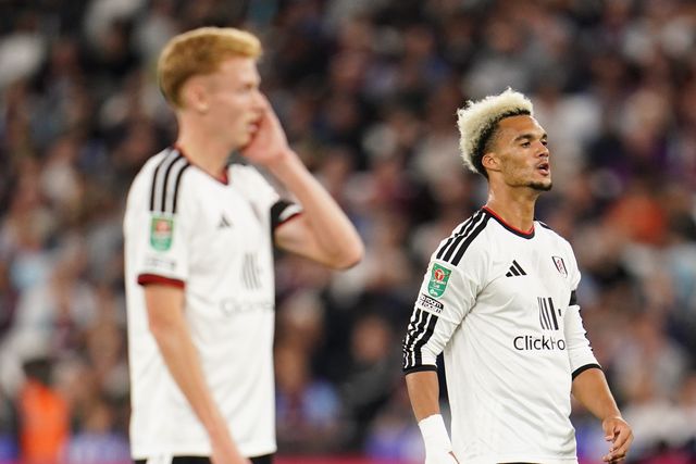 Antonee Robinson of Fulham during the Carabao Cup round 3 match West Ham United vs Fulham at London Stadium, London, United Kingdom on 15 September 2026

(Photo by Harvey Murphy/News Images)