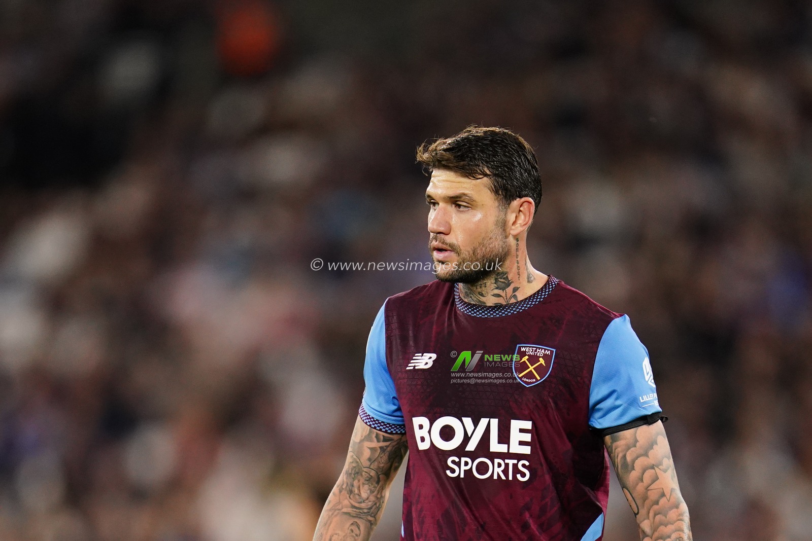 Morato of West Ham United during the Carabao Cup round 3 match West Ham United vs Fulham at London Stadium, London, United Kingdom on 15 September 2026

(Photo by Harvey Murphy/News Images)
