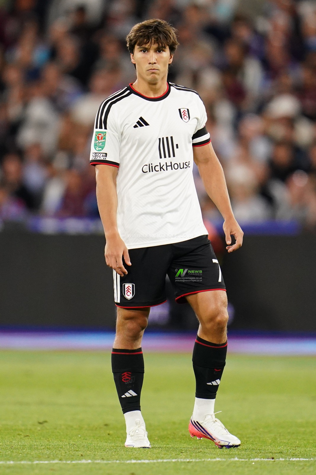 Gonzalo Garcia of Fulham during the Carabao Cup round 3 match West Ham United vs Fulham at London Stadium, London, United Kingdom on 15 September 2026

(Photo by Harvey Murphy/News Images)