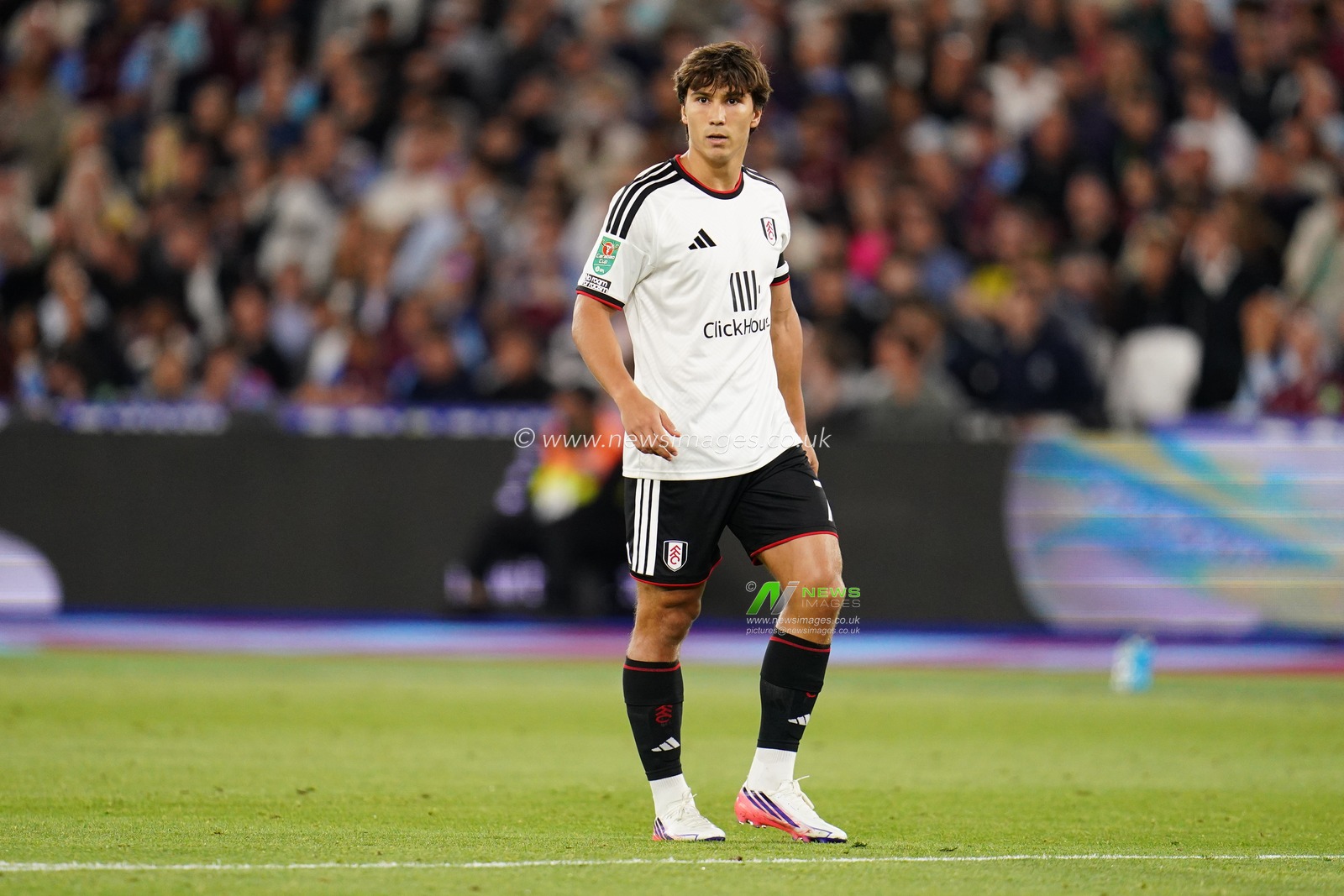 Gonzalo Garcia of Fulham during the Carabao Cup round 3 match West Ham United vs Fulham at London Stadium, London, United Kingdom on 15 September 2026

(Photo by Harvey Murphy/News Images)