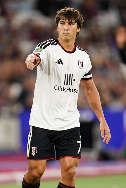 Gonzalo Garcia of Fulham during the Carabao Cup round 3 match West Ham United vs Fulham at London Stadium, London, United Kingdom on 15 September 2026

(Photo by Harvey Murphy/News Images)