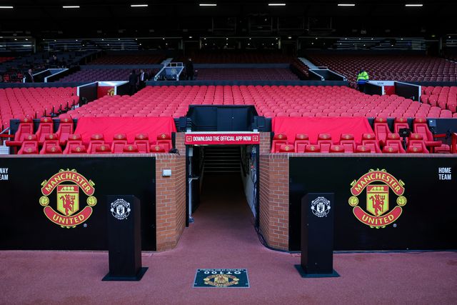 A general view of the dug outs prior to kick off during the Carabao Cup round 3 match Manchester United vs Brighton & Hove Albion at Old Trafford, Manchester, United Kingdom on 16 September 2026

(Photo by Mark Cosgrove/News Images)