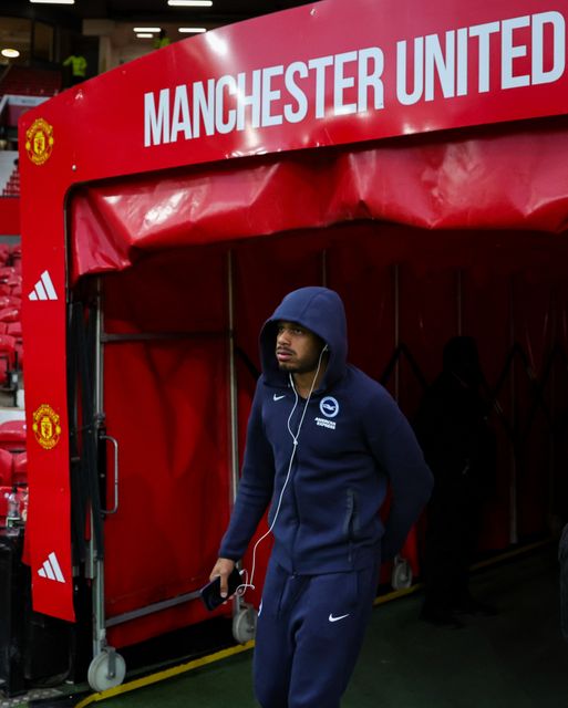 Georginio Rutter of Brighton & Hove Albion arrives at the stadium prior to kick off during the Carabao Cup round 3 match Manchester United vs Brighton & Hove Albion at Old Trafford, Manchester, United Kingdom on 16 September 2026

(Photo by Mark Cosgrove/News Images)