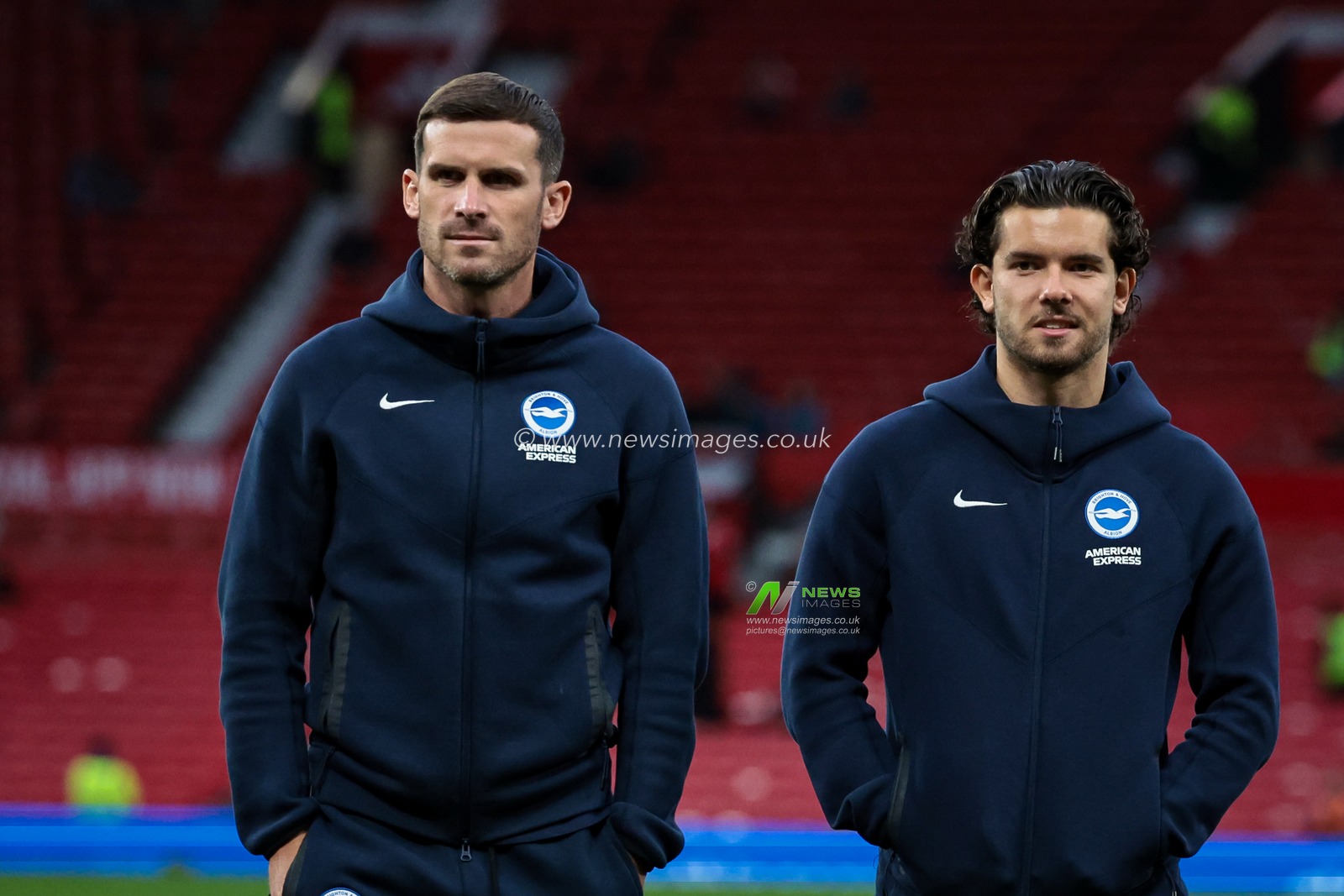 Ferdi Kadıoglu inspects the pitch prior to kick off during the Carabao Cup round 3 match Manchester United vs Brighton & Hove Albion at Old Trafford, Manchester, United Kingdom on 16 September 2026

(Photo by Mark Cosgrove/News Images)