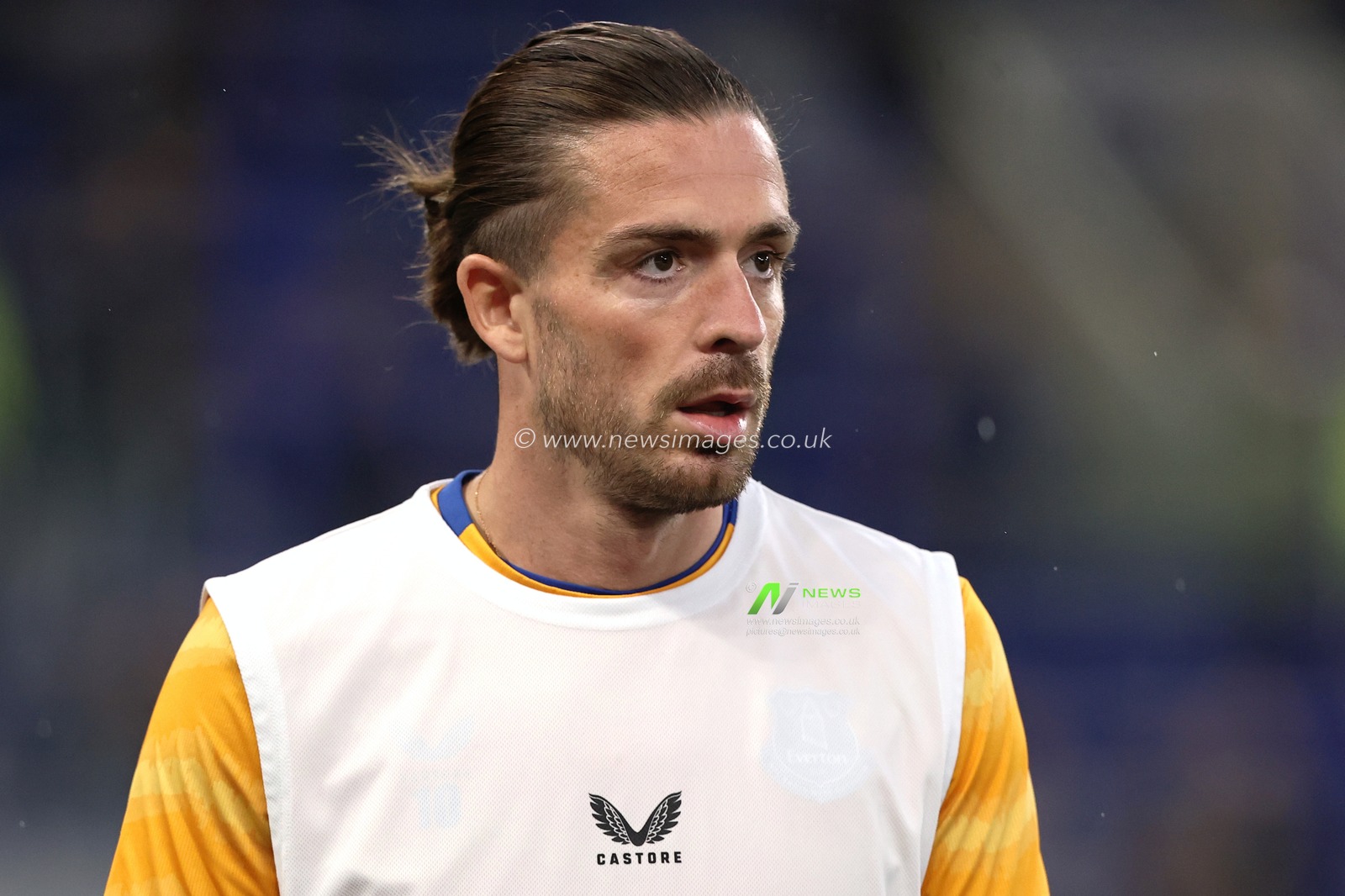 Jack Grealish of Everton in the pregame warmup session during the Carabao Cup round 3 match Everton vs Wolverhampton Wanderers at Hill Dickinson Stadium, Liverpool, United Kingdom on 16 September 2026

(Photo by Alfie Cosgrove/News Images)