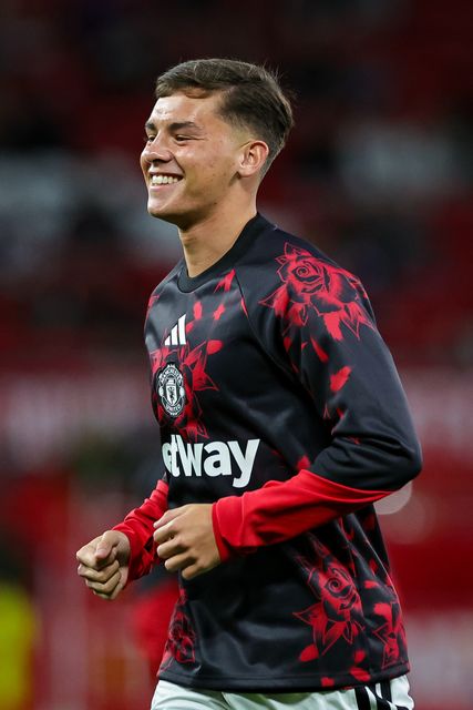 Shea Lacey of Manchester United in the pregame warmup session  during the Carabao Cup round 3 match Manchester United vs Brighton & Hove Albion at Old Trafford, Manchester, United Kingdom on 16 September 2026

(Photo by Mark Cosgrove/News Images)