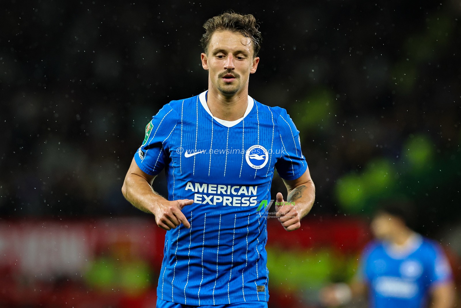 Olivier Boscagli of Brighton & Hove Albion in action during the Carabao Cup round 3 match Manchester United vs Brighton & Hove Albion at Old Trafford, Manchester, United Kingdom on 16 September 2026

(Photo by Mark Cosgrove/News Images)