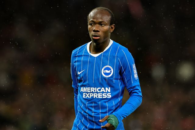 Malick Yalcouye of Brighton & Hove Albion in action during the Carabao Cup round 3 match Manchester United vs Brighton & Hove Albion at Old Trafford, Manchester, United Kingdom on 16 September 2026

(Photo by Mark Cosgrove/News Images)
