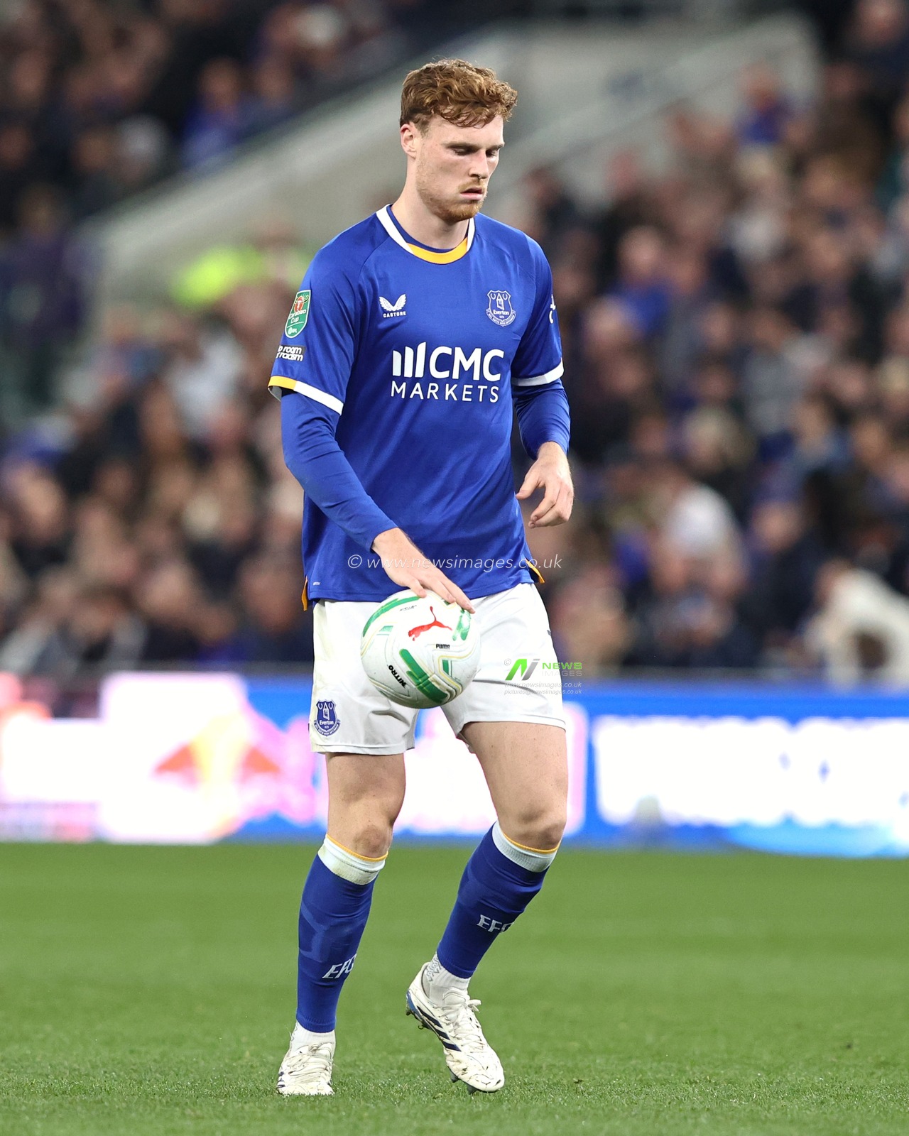 during the Carabao Cup round 3 match Everton vs Wolverhampton Wanderers at Hill Dickinson Stadium, Liverpool, United Kingdom on 16 September 2026

(Photo by Alfie Cosgrove/News Images)