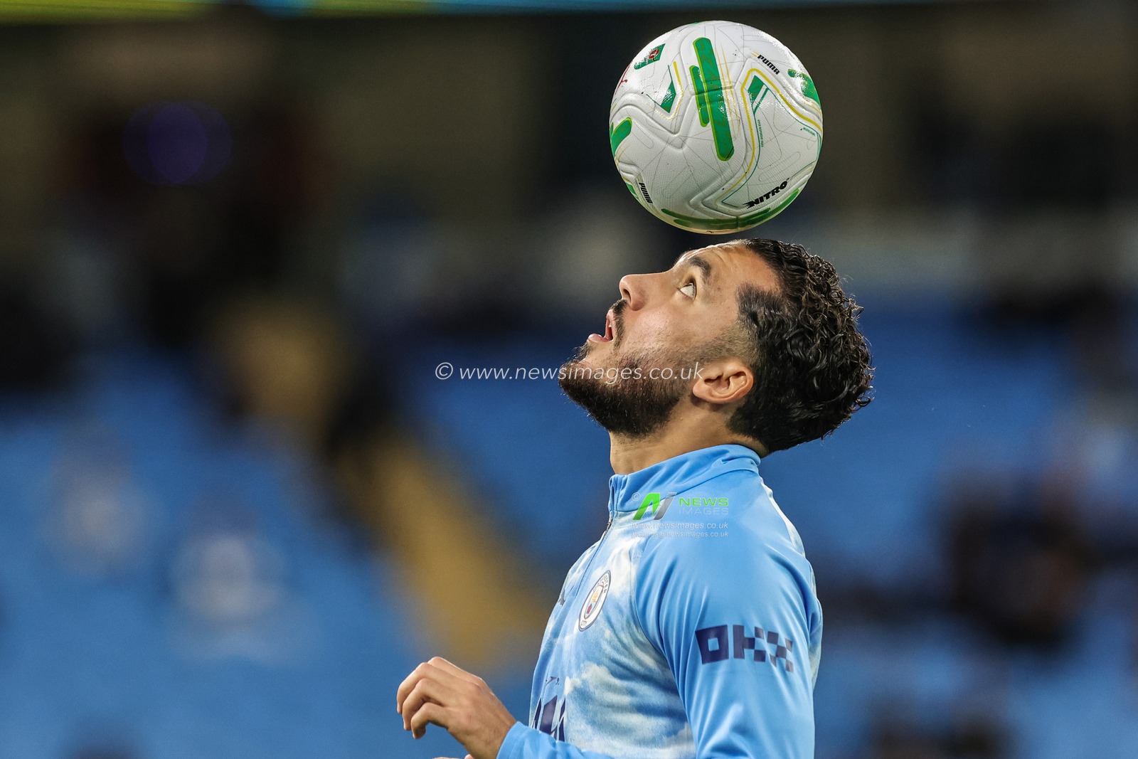 Rayan Cherki of Manchester City in the pregame warmup session during the Carabao Cup round 3 match Manchester City vs Norwich City at Etihad Stadium, Manchester, United Kingdom on 17 September 2026

(Photo by Mark Cosgrove/News Images)
