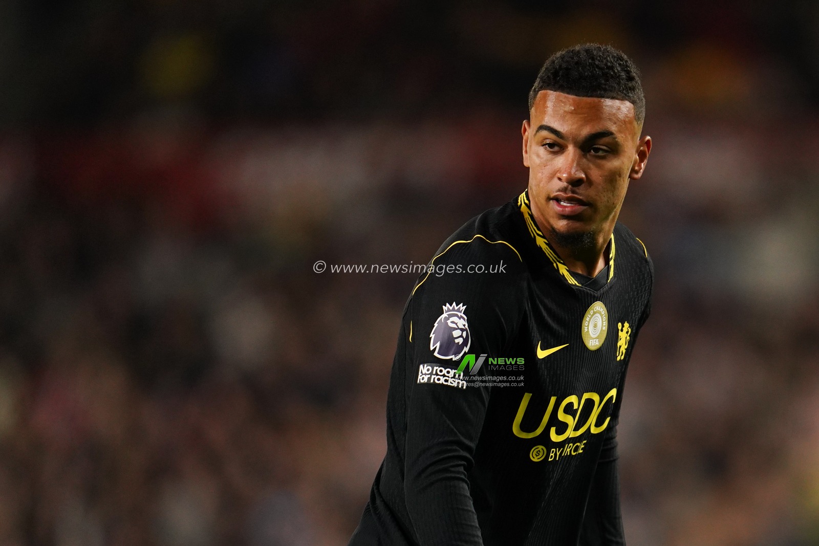 Morgan Rogers of Chelsea during the Premier League match Brentford vs Chelsea at GTECH Community Stadium, London, United Kingdom on 18 September 2026

(Photo by Harvey Murphy/News Images)