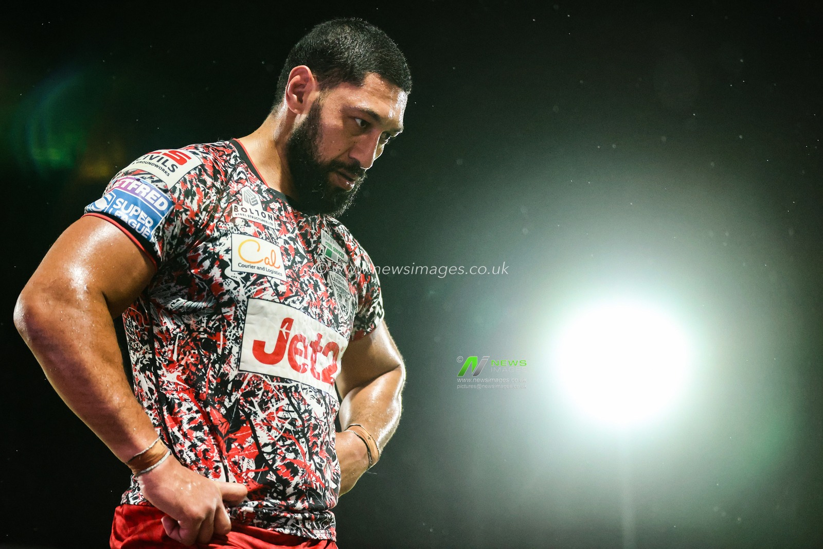 Jazz Tevaga of Wakefield Trinity during the Betfred Super League Play-off Eliminator round match Wakefield Trinity vs Leigh Leopards at DIY Kitchens Stadium, Wakefield, United Kingdom on 18 September 2026

(Photo by Alfie Cosgrove/News Images)