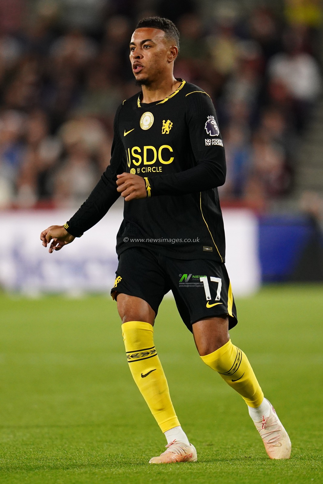 Morgan Rogers of Chelsea during the Premier League match Brentford vs Chelsea at GTECH Community Stadium, London, United Kingdom on 18 September 2026

(Photo by Harvey Murphy/News Images)