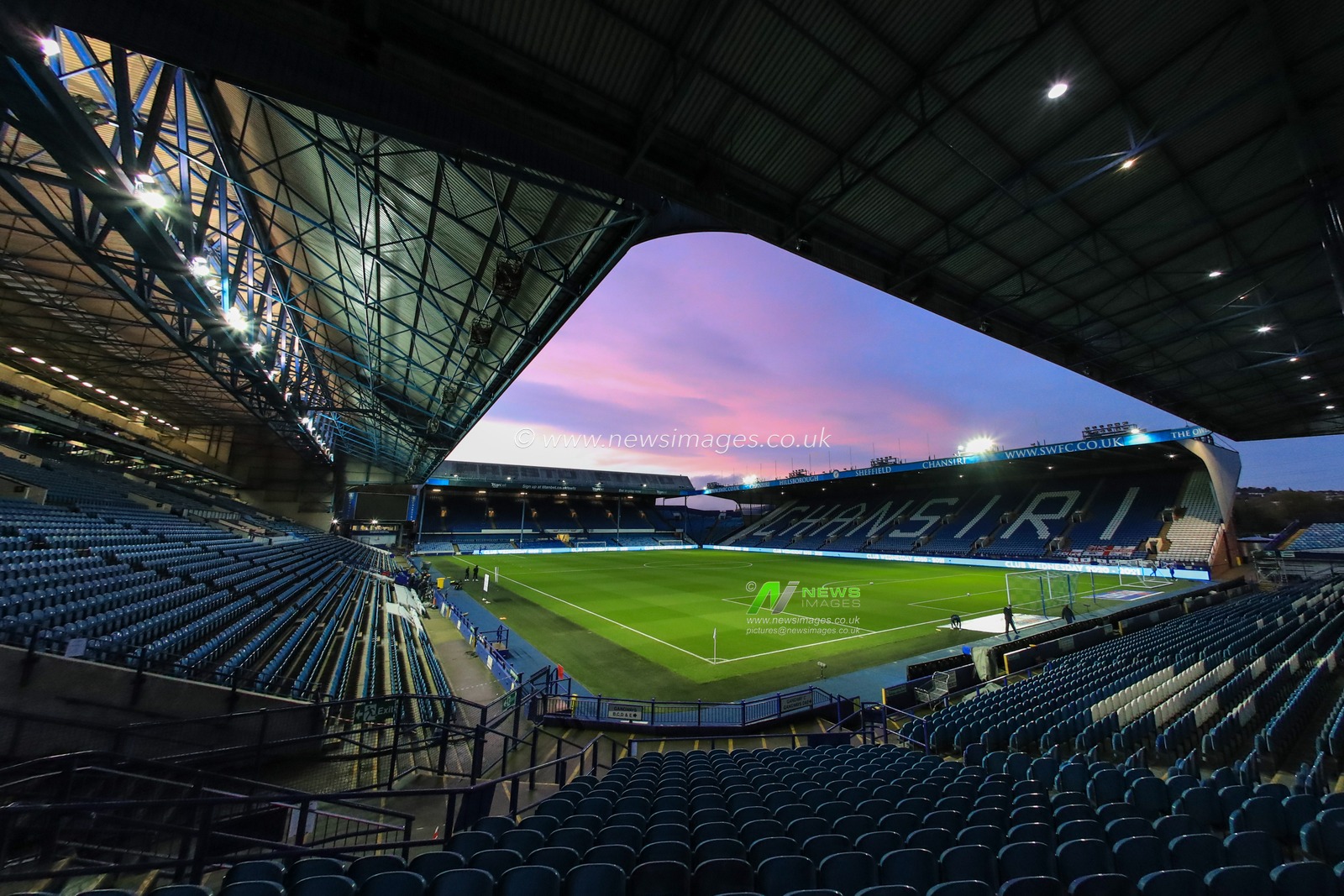 A general view of Hillsborough venue for todays game.