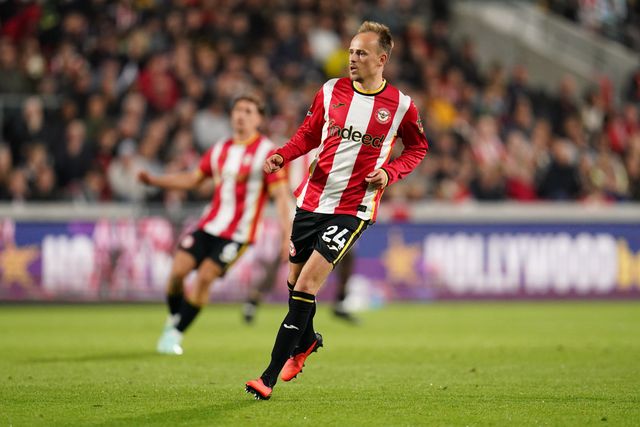 Mikkel Damsgaard of Brentford during the Premier League match Brentford vs Chelsea at GTECH Community Stadium, London, United Kingdom on 18 September 2026

(Photo by Harvey Murphy/News Images)