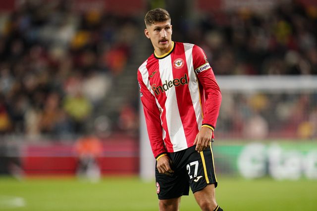 Vitaly Janelt of Brentford during the Premier League match Brentford vs Chelsea at GTECH Community Stadium, London, United Kingdom on 18 September 2026

(Photo by Harvey Murphy/News Images)