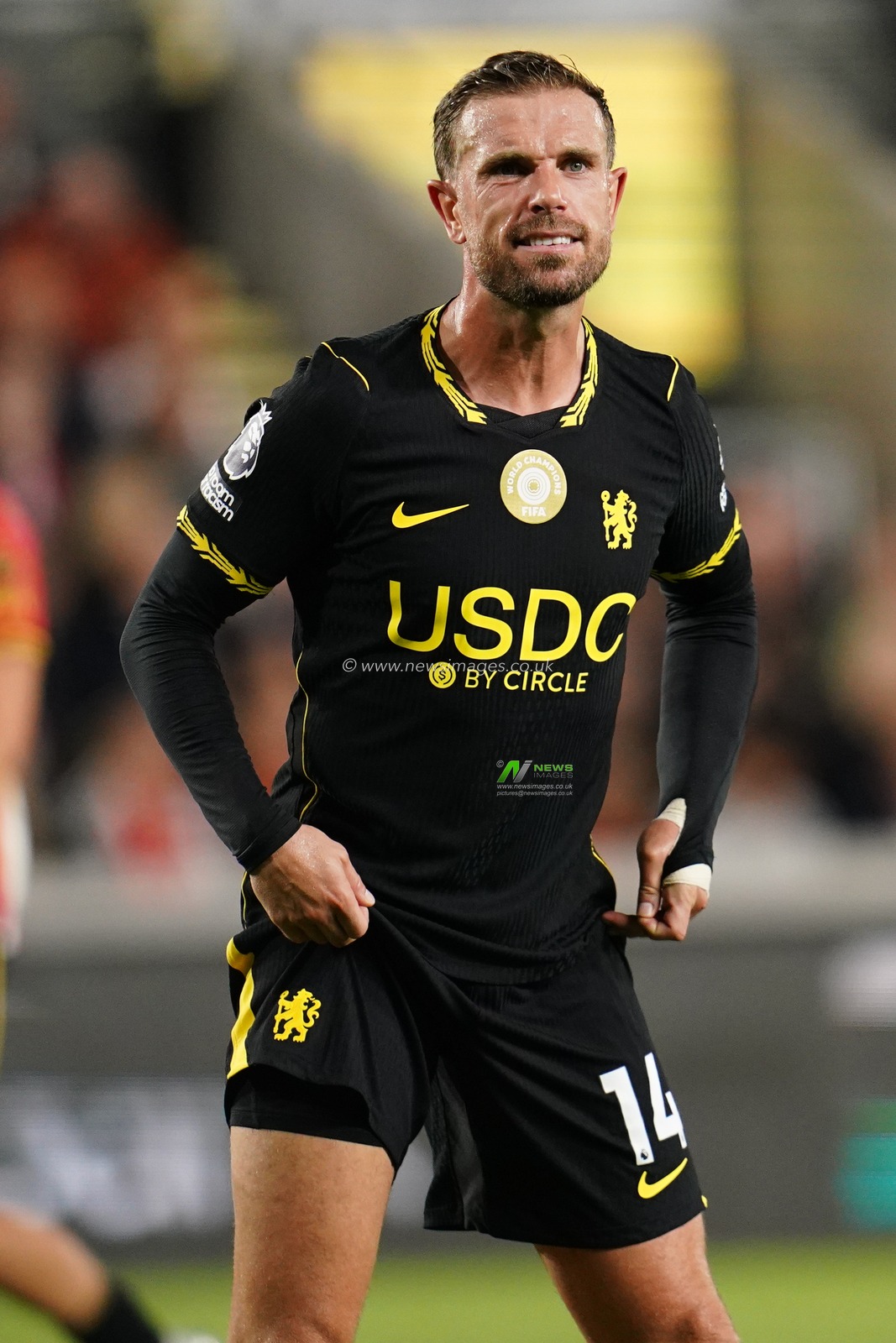 Jordan Henderson of Chelsea during the Premier League match Brentford vs Chelsea at GTECH Community Stadium, London, United Kingdom on 18 September 2026

(Photo by Harvey Murphy/News Images)