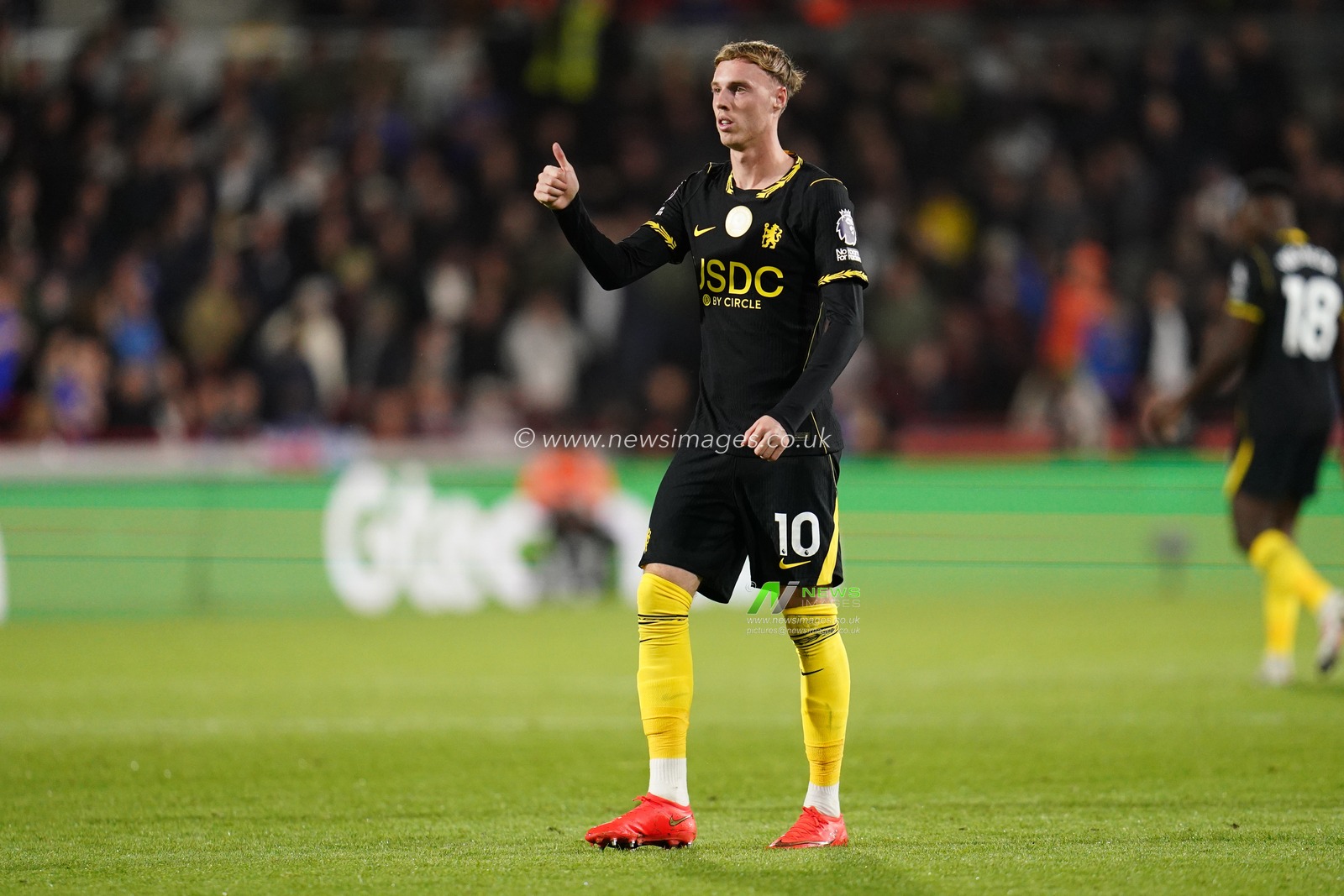 Cole Palmer of Chelsea during the Premier League match Brentford vs Chelsea at GTECH Community Stadium, London, United Kingdom on 18 September 2026

(Photo by Harvey Murphy/News Images)