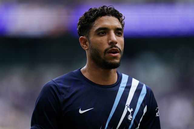 Omar Marmoush of Tottenham Hotspur ahead of kick off during the Premier League match Tottenham Hotspur vs Aston Villa at Tottenham Hotspur Stadium, London, United Kingdom on 19 September 2026

(Photo by Harvey Murphy/News Images)