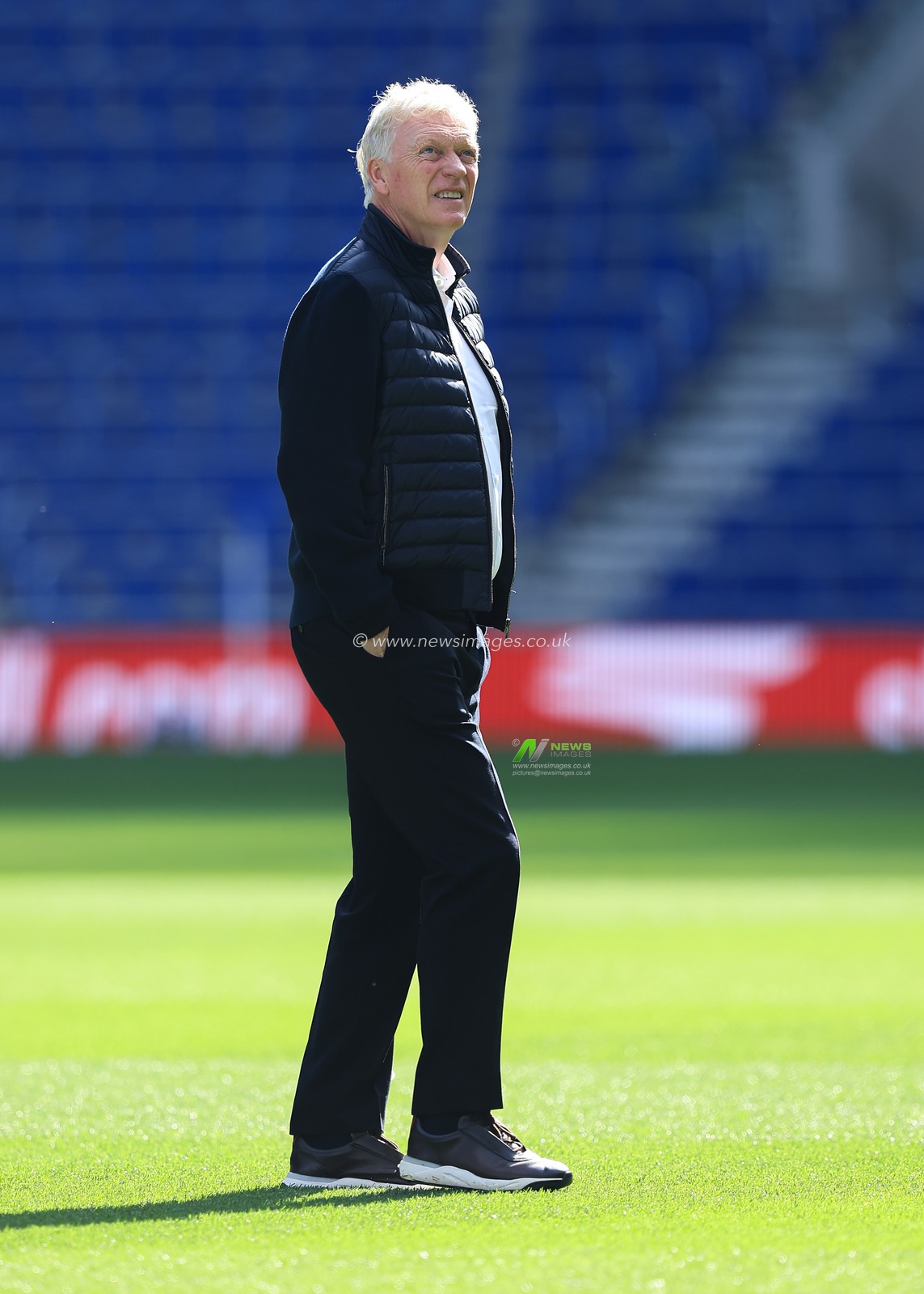 David Moyes manager of Everton arrives at ground prior to the Premier League match Everton vs Ipswich Town at Hill Dickinson Stadium, Liverpool, United Kingdom on 19 September 2026

(Photo by Jorge Horsted/News Images)