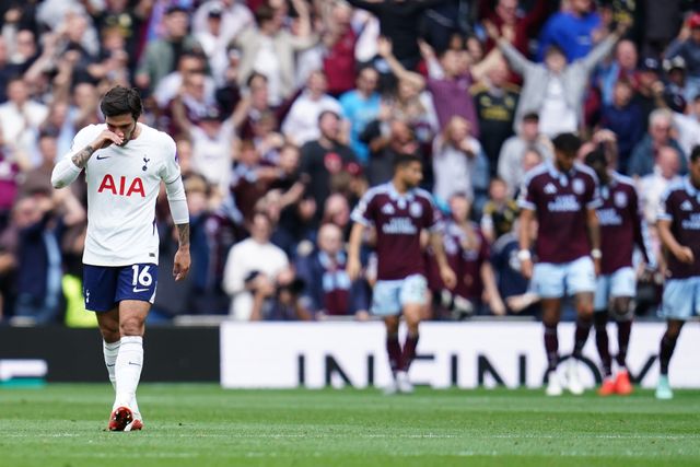 Sandro Tonali of Tottenham Hotspur as Aston Villa take 0-1 lead during the Premier League match Tottenham Hotspur vs Aston Villa at Tottenham Hotspur Stadium, London, United Kingdom on 19 September 2026

(Photo by Harvey Murphy/News Images)