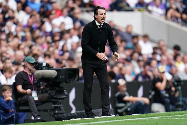 Unai Emery manager of Aston Villa during the Premier League match Tottenham Hotspur vs Aston Villa at Tottenham Hotspur Stadium, London, United Kingdom on 19 September 2026

(Photo by Harvey Murphy/News Images)