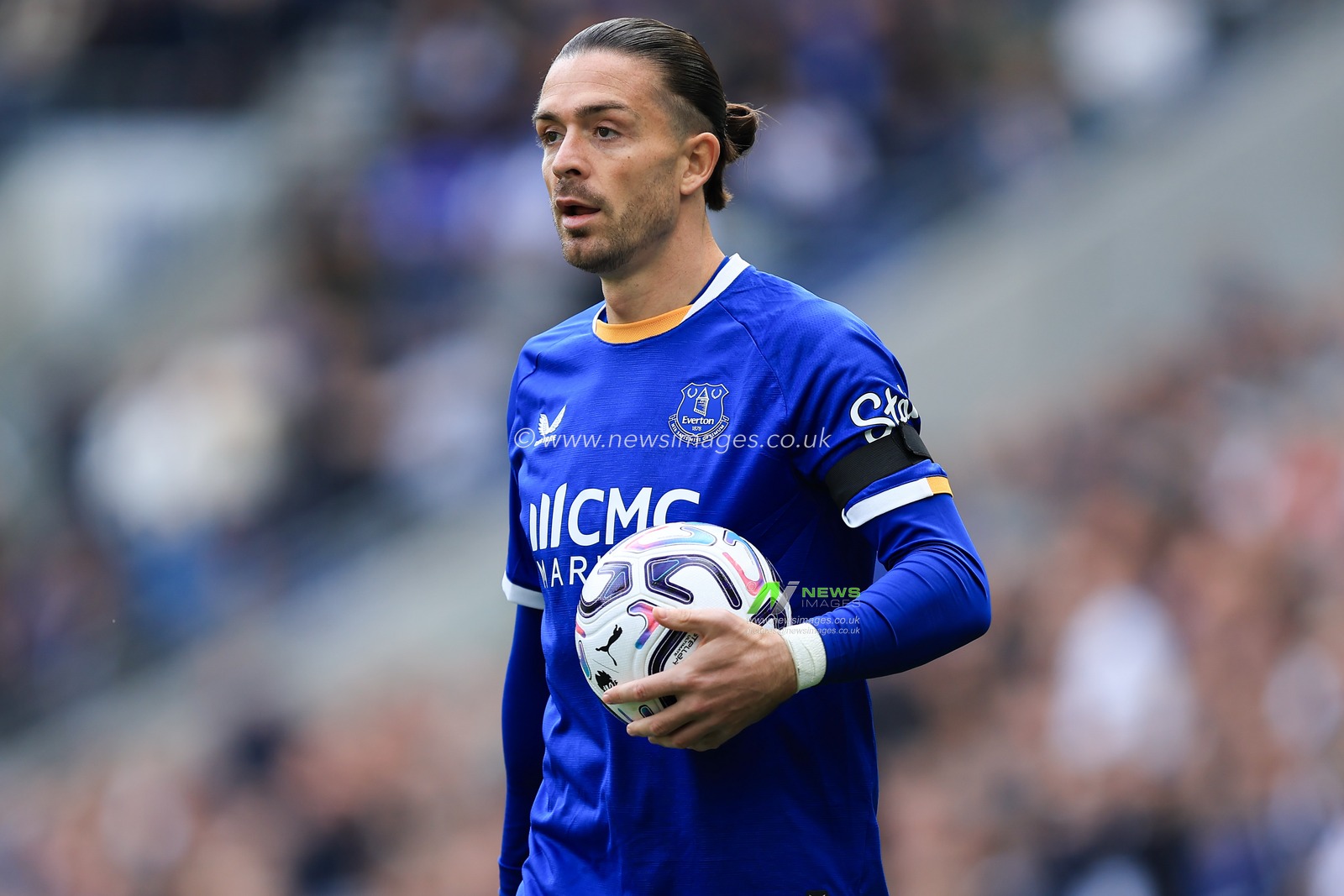 Jack Grealish of Everton during the Premier League match Everton vs Ipswich Town at Hill Dickinson Stadium, Liverpool, United Kingdom on 19 September 2026

(Photo by Jorge Horsted/News Images)