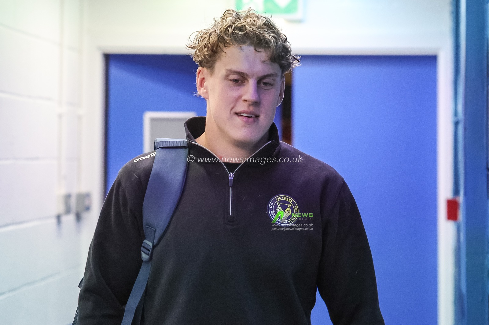 Arron Lindop of Warrington Wolves arrives during the Betfred Super League Play-off Eliminator round match Warrington Wolves vs Hull KR at The Halliwell Jones Stadium, Warrington, United Kingdom on 19 September 2026

(Photo by Mark Cosgrove/News Images)