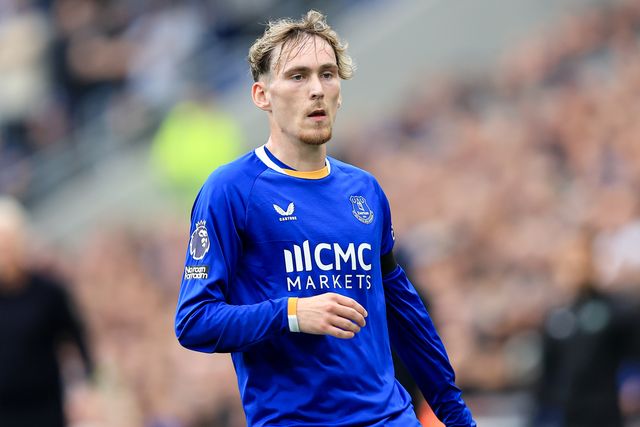 James Garner of Everton during the Premier League match Everton vs Ipswich Town at Hill Dickinson Stadium, Liverpool, United Kingdom on 19 September 2026

(Photo by Jorge Horsted/News Images)