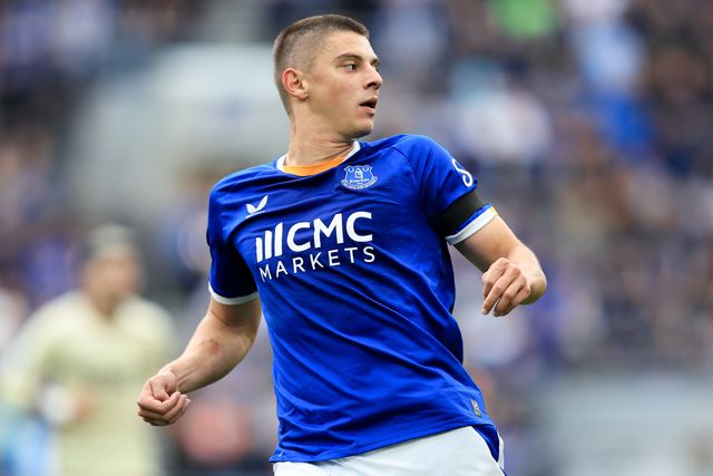 Vitaliy Mykolenko of Everton during the Premier League match Everton vs Ipswich Town at Hill Dickinson Stadium, Liverpool, United Kingdom on 19 September 2026

(Photo by Jorge Horsted/News Images)