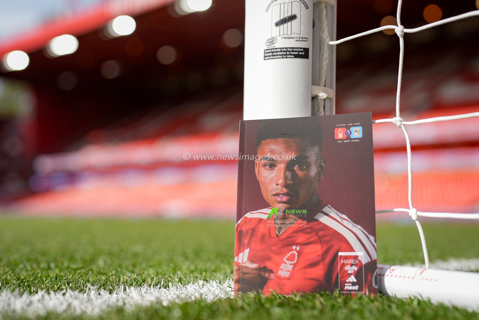 Igor Jesus of Nottingham Forest in the match day program prior to kick offduring the Premier League match Nottingham Forest vs Coventry City at City Ground, Nottingham, United Kingdom on 19 September 2026

(Photo by Maynard Manyowa/News Images)