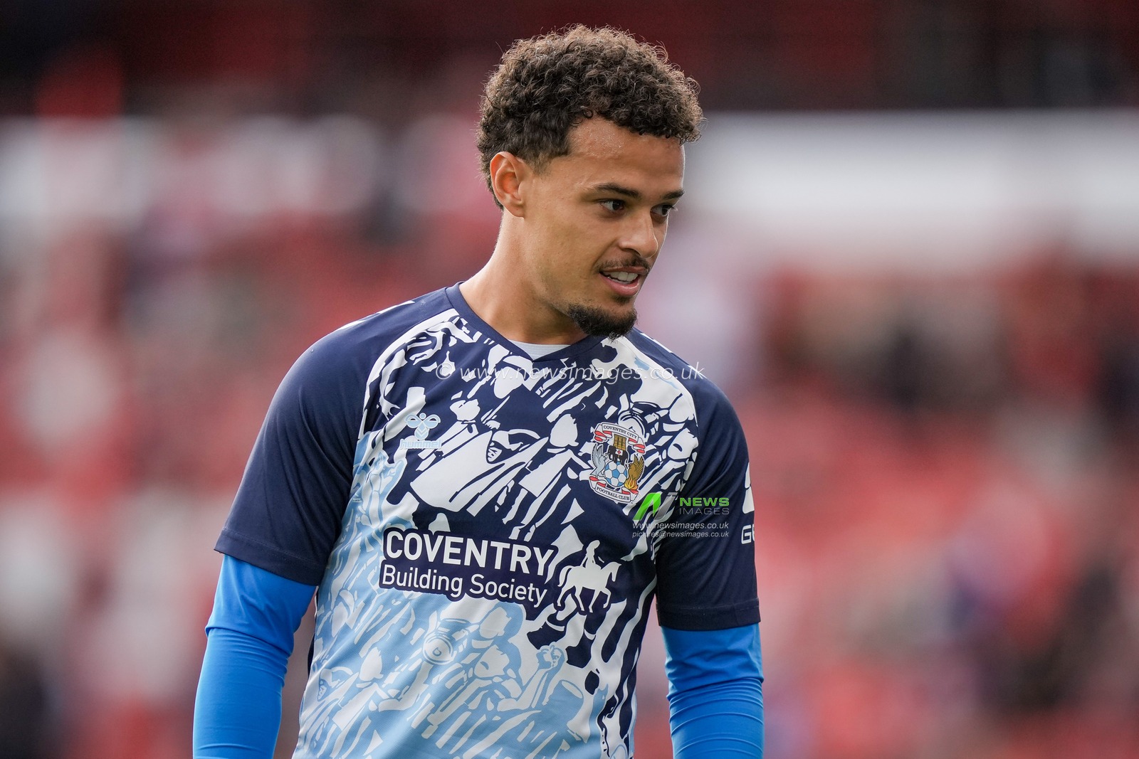 Joel Latibeaudiere of Coventry City in the pregame warmup session  during the Premier League match Nottingham Forest vs Coventry City at City Ground, Nottingham, United Kingdom on 19 September 2026

(Photo by Maynard Manyowa/News Images)