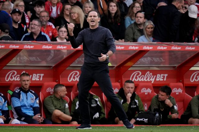 Frank Lampard manager of Coventry City gives his team instructions  during the Premier League match Nottingham Forest vs Coventry City at City Ground, Nottingham, United Kingdom on 19 September 2026

(Photo by Maynard Manyowa/News Images)