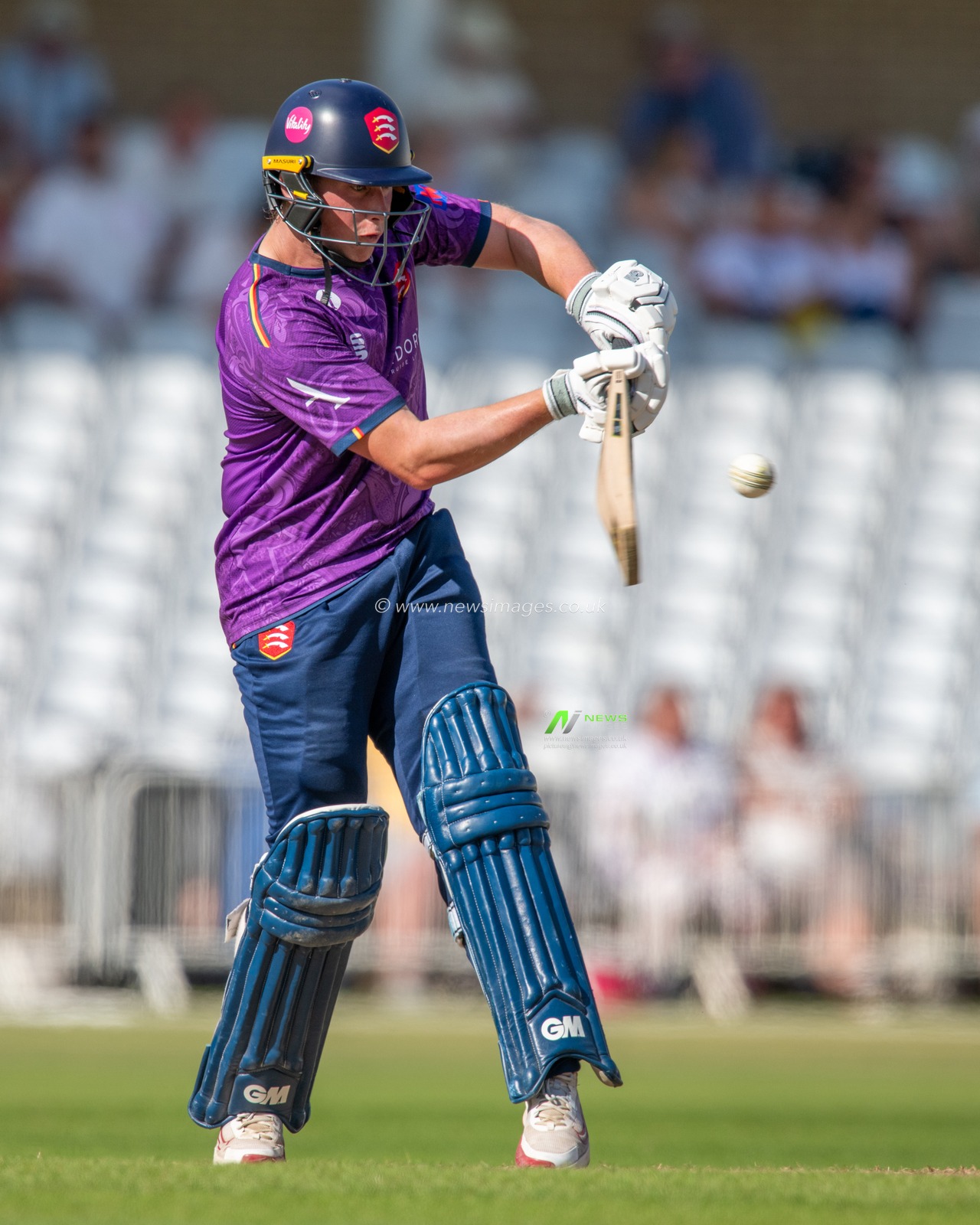Noah THAIN of Essex CCC batting during the Royal London One-day Cup match Nottinghamshire vs Essex at Trent Bridge, Nottingham, United Kingdom, 11th August 2024

(Photo by Mark Dunn/News Images)