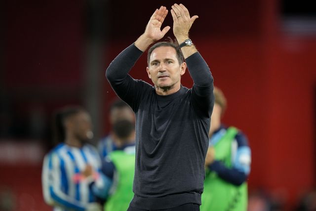 Frank Lampard manager of Coventry City applauds the fans after the final whistle  during the Premier League match Nottingham Forest vs Coventry City at City Ground, Nottingham, United Kingdom on 19 September 2026

(Photo by Maynard Manyowa/News Images)