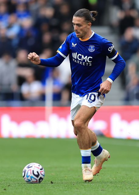 Jack Grealish of Everton controls ball during the Premier League match Everton vs Ipswich Town at Hill Dickinson Stadium, Liverpool, United Kingdom on 19 September 2026

(Photo by Jorge Horsted/News Images)