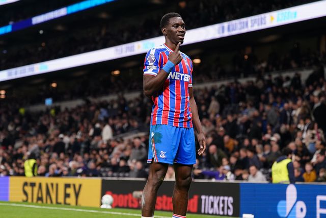 Ismaila Sarr of Crystal Palace celebrates third goal during the Premier League match Tottenham Hotspur vs Crystal Palace at Tottenham Hotspur Stadium, London, United Kingdom on 05 March 2026

(Photo by Harvey Murphy/News Images)