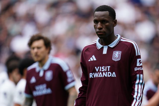 Nicolas Jackson of Aston Villa during the Premier League match Tottenham Hotspur vs Aston Villa at Tottenham Hotspur Stadium, London, United Kingdom on 19 September 2026

(Photo by Harvey Murphy/News Images)